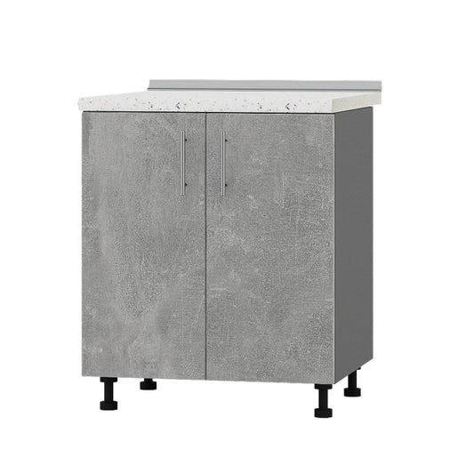 Кухонный модуль Оптима Низ Н82-700 Антрацит/Бетон (без столешницы) 700х461х820 мм (DTM-072999)