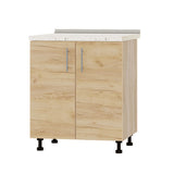 Кухонный модуль Оптима Низ Н82-700 Дуб Сонома/Дуб Крафт Золотой (без столешницы) 700х461х820 мм (DTM-073015)