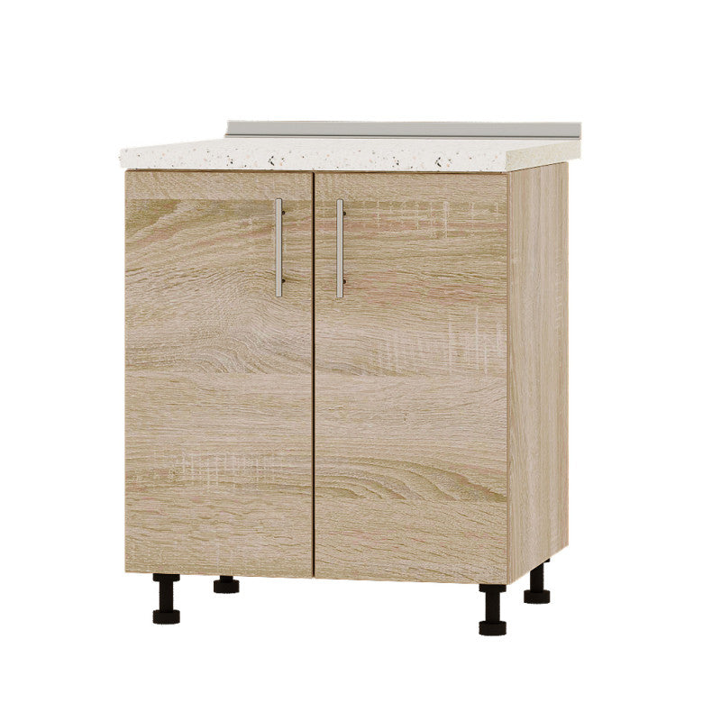 Кухонный модуль Оптима Низ Н82-700 Дуб Сонома/Дуб Сонома (без столешницы) 700х461х820 мм (DTM-073016)