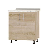 Кухонный модуль Оптима Низ Н82-700 Дуб Сонома/Дуб Сонома (без столешницы) 700х461х820 мм (DTM-073016)