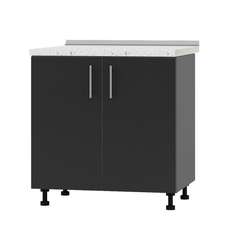 Кухонный модуль Оптима Низ Н82-800 Антрацит/Антрацит (без столешницы) 800х461х820 мм (DTM-073019)