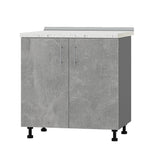 Кухонный модуль Оптима Низ Н82-800 Антрацит/Бетон (без столешницы) 800х461х820 мм (DTM-073020)