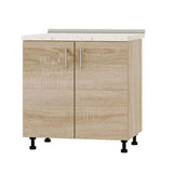 Кухонный модуль Оптима Низ Н82-800 Дуб Сонома/Дуб Сонома (без столешницы) 800х461х820 мм (DTM-072870)