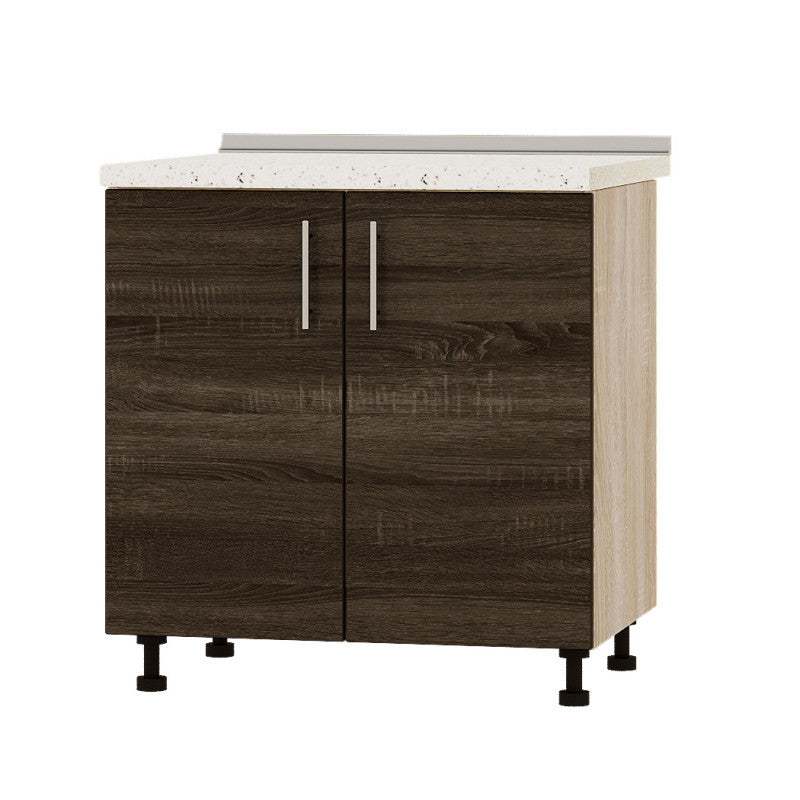 Кухонный модуль Оптима Низ Н82-800 Дуб Сонома/Дуб Сонома Трюфель (без столешницы) 800х461х820 мм (DTM-072871)