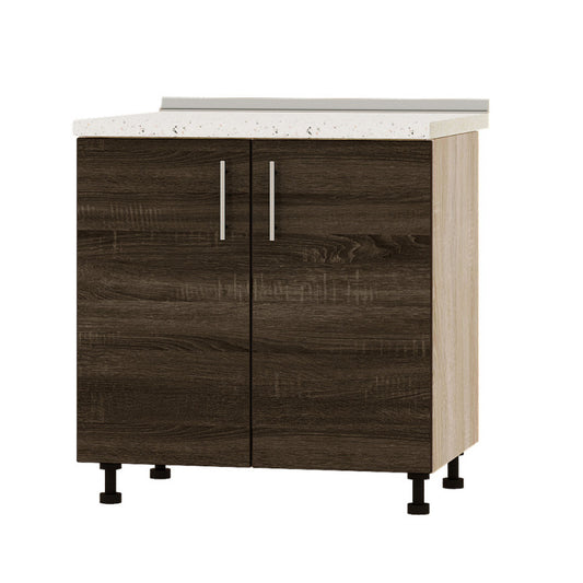 Кухонный модуль Оптима Низ Н82-800 Дуб Сонома/Дуб Сонома Трюфель (без столешницы) 800х461х820 мм (DTM-072871)