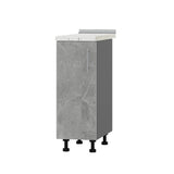 Кухонный модуль Оптима Низ Н83-300 Антрацит/Бетон (без столешницы) 300х461х820 мм (DTM-072895)