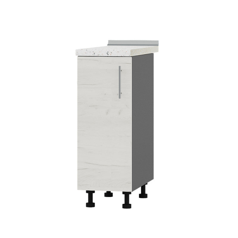 Кухонный модуль Оптима Низ Н83-300 Антрацит/Дуб Крафт Белый (без столешницы) 300х461х820 мм (DTM-072896)