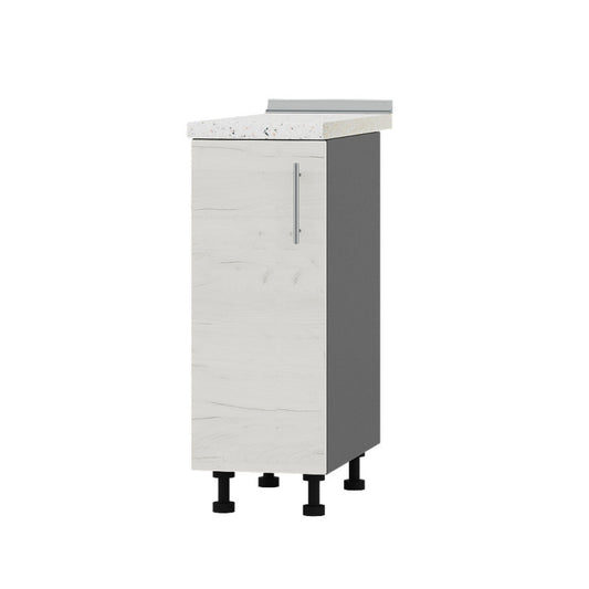 Кухонный модуль Оптима Низ Н83-300 Антрацит/Дуб Крафт Белый (без столешницы) 300х461х820 мм (DTM-072896)