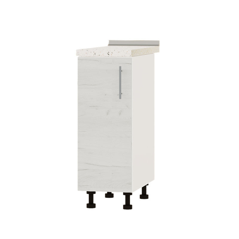 Кухонный модуль Оптима Низ Н83-300 Белый/Дуб Крафт Белый (без столешницы) 300х461х820 мм (DTM-072903)