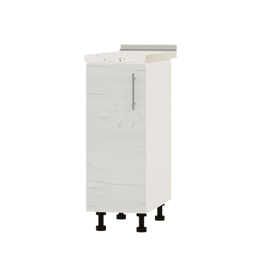 Кухонный модуль Оптима Низ Н83-300 Белый/Дуб Крафт Белый (без столешницы) 300х461х820 мм (DTM-072903)