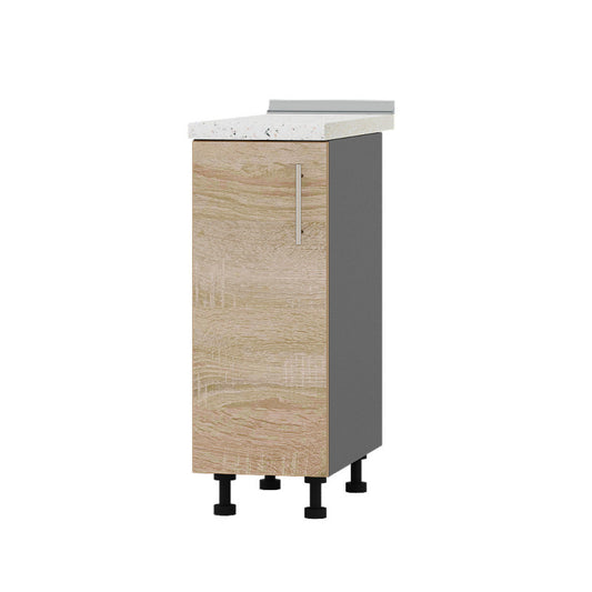 Кухонный модуль Оптима Низ Н83-300 Антрацит/Дуб Сонома (без столешницы) 300х461х820 мм (DTM-072898)