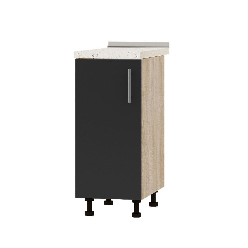 Кухонный модуль Оптима Низ Н83-350 Дуб Сонома/Антрацит (без столешницы) 350х461х820 мм (DTM-072666)