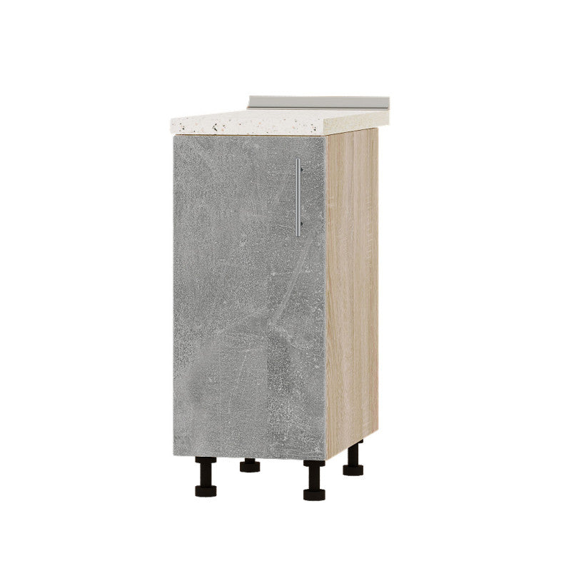 Кухонный модуль Оптима Низ Н83-350 Дуб Сонома/Бетон (без столешницы) 350х461х820 мм (DTM-072667)