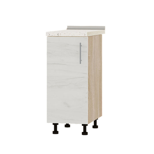 Кухонный модуль Оптима Низ Н83-350 Дуб Сонома/Дуб Крафт Белый (без столешницы) 350х461х820 мм (DTM-072668)