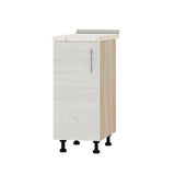 Кухонный модуль Оптима Низ Н83-350 Дуб Сонома/Дуб Крафт Белый (без столешницы) 350х461х820 мм (DTM-072668)