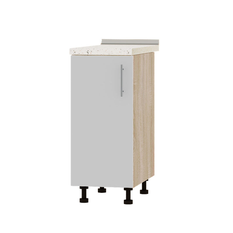 Кухонный модуль Оптима Низ Н83-350 Дуб Сонома/Нимфея Альба (Белый) (без столешницы) 350х461х820 мм (DTM-072672)