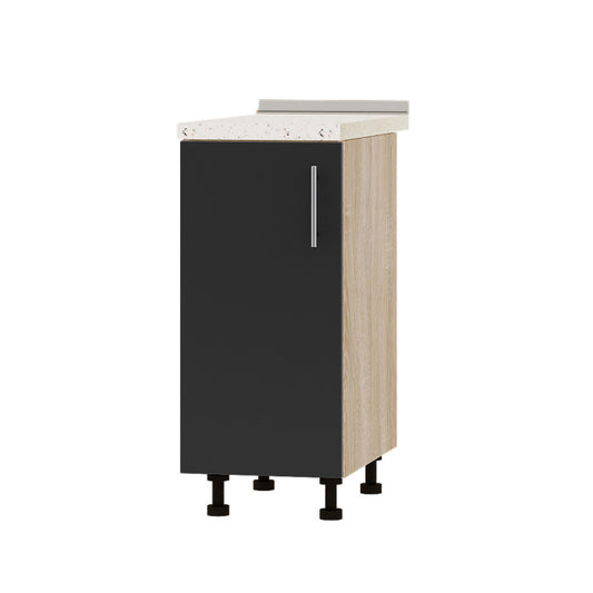 Кухонный модуль Оптима Низ Н83-360 Дуб Сонома/Антрацит (без столешницы) 360х461х820 мм (DTM-072686)