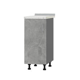 Кухонный модуль Оптима Низ Н83-360 Антрацит/Бетон (без столешницы) 360х461х820 мм (DTM-072674)