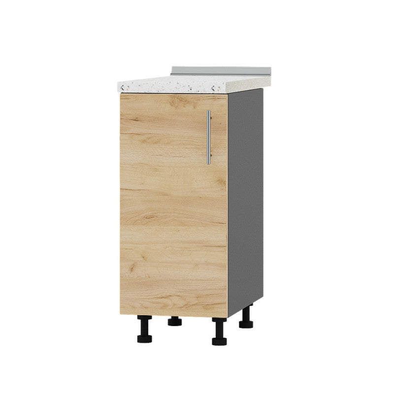 Кухонный модуль Оптима Низ Н83-360 Антрацит/Дуб Крафт Золотой (без столешницы) 360х461х820 мм (DTM-072676)