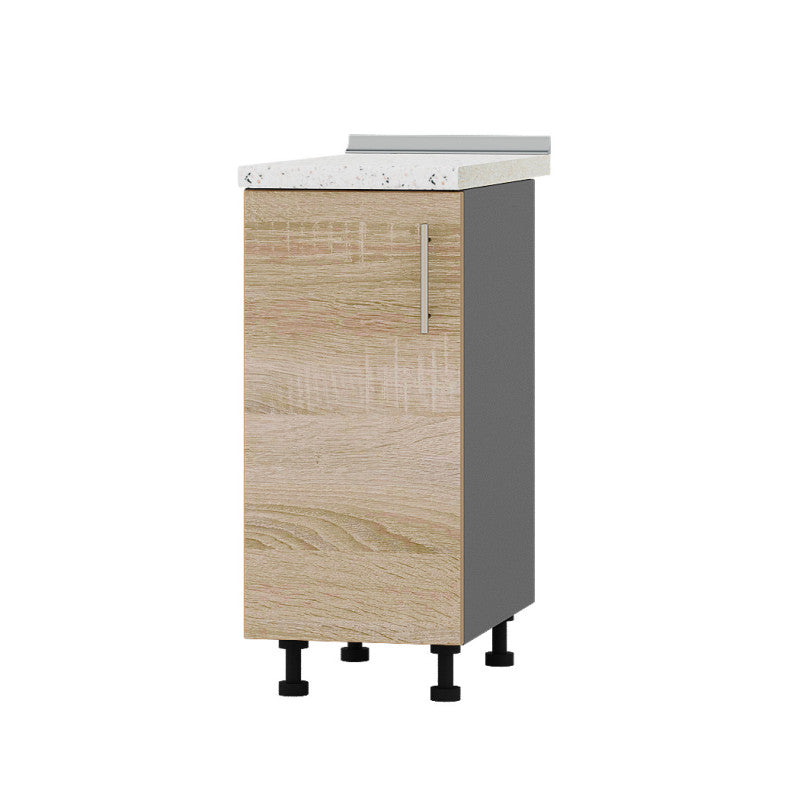 Кухонный модуль Оптима Низ Н83-360 Антрацит/Дуб Сонома (без столешницы) 360х461х820 мм (DTM-072677)