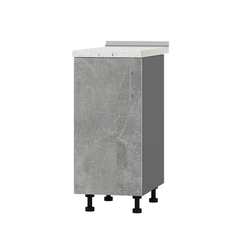 Кухонный модуль Оптима Низ Н83-370 Антрацит/Бетон (без столешницы) 370х461х820 мм (DTM-072694)