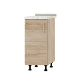 Кухонный модуль Оптима Низ Н83-370 Дуб Сонома/Дуб Сонома (без столешницы) 370х461х820 мм (DTM-072711)