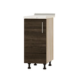 Кухонный модуль Оптима Низ Н83-370 Дуб Сонома/Дуб Сонома Трюфель (без столешницы) 370х461х820 мм (DTM-072712)