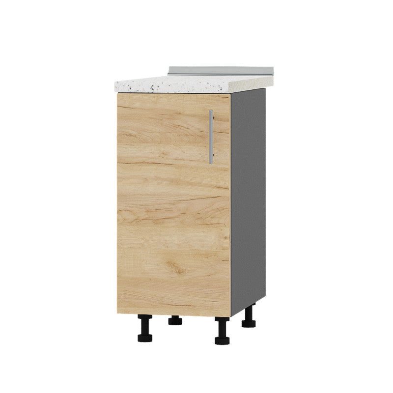 Кухонный модуль Оптима Низ Н83-380 Антрацит/Дуб Крафт Золотой (без столешницы) 380х461х820 мм (DTM-072717)