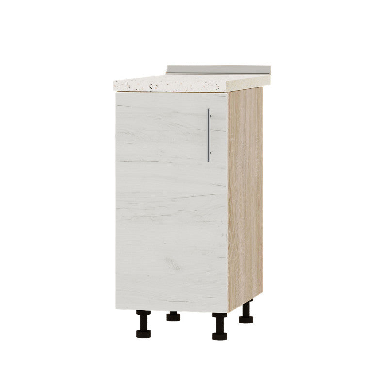 Кухонный модуль Оптима Низ Н83-380 Дуб Сонома/Дуб Крафт Белый (без столешницы) 380х461х820 мм (DTM-072635)