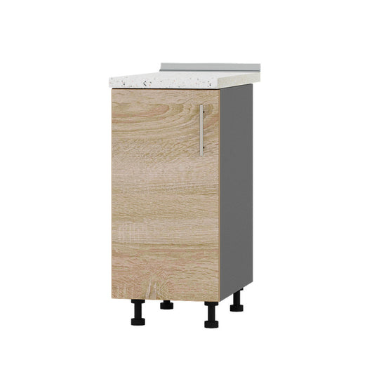 Кухонный модуль Оптима Низ Н83-380 Антрацит/Дуб Сонома (без столешницы) 380х461х820 мм (DTM-072718)