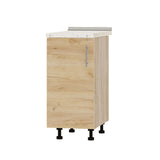 Кухонный модуль Оптима Низ Н83-390 Дуб Сонома/Дуб Крафт Золотой (без столешницы) 390х461х820 мм (DTM-072657)