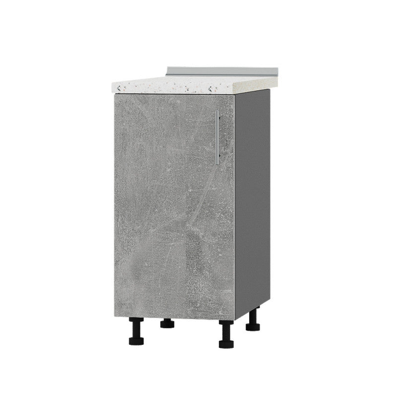 Кухонный модуль Оптима Низ Н83-400 Антрацит/Бетон (без столешницы) 400х461х820 мм (DTM-072477)
