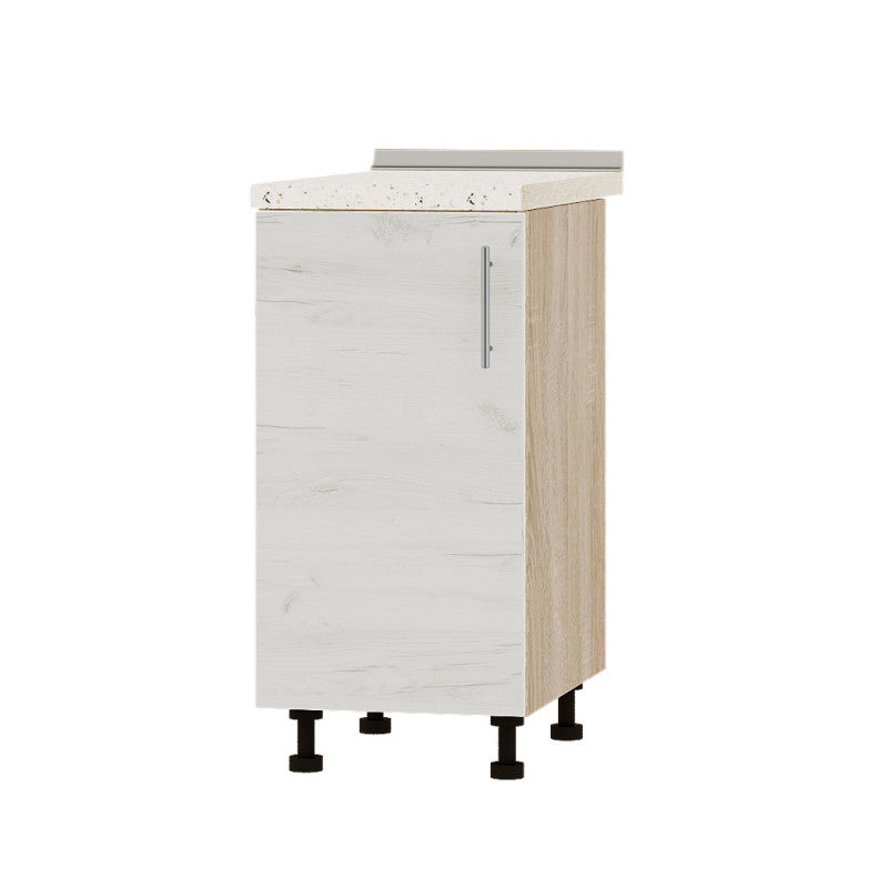 Кухонный модуль Оптима Низ Н83-400 Дуб Сонома/Дуб Крафт Белый (без столешницы) 400х461х820 мм (DTM-072499)