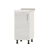 Кухонный модуль Оптима Низ Н83-400 Белый/Дуб Крафт Белый (без столешницы) 400х461х820 мм (DTM-072485)