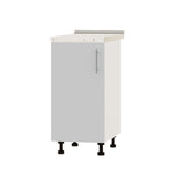 Кухонный модуль Оптима Низ Н83-400 Белый/Нимфея Альба (Белый) (без столешницы) 400х461х820 мм (DTM-072489)