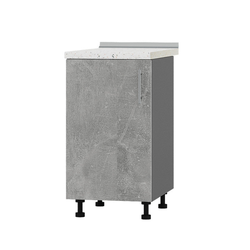 Кухонный модуль Оптима Низ Н83-450 Антрацит/Бетон (без столешницы) 450х461х820 мм (DTM-072505)