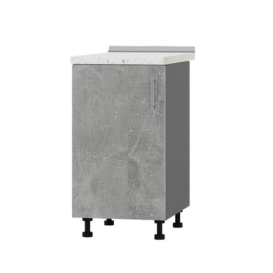 Кухонный модуль Оптима Низ Н83-450 Антрацит/Бетон (без столешницы) 450х461х820 мм (DTM-072505)