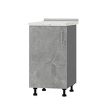 Кухонный модуль Оптима Низ Н83-450 Антрацит/Бетон (без столешницы) 450х461х820 мм (DTM-072505)