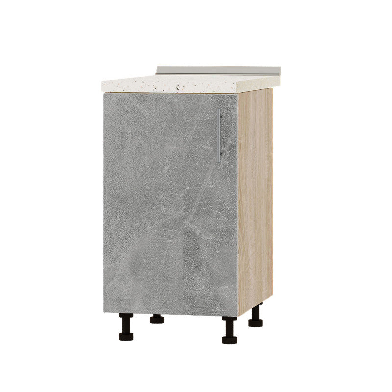 Кухонный модуль Оптима Низ Н83-450 Дуб Сонома/Бетон (без столешницы) 450х461х820 мм (DTM-072519)
