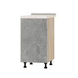 Кухонный модуль Оптима Низ Н83-450 Дуб Сонома/Бетон (без столешницы) 450х461х820 мм (DTM-072519)