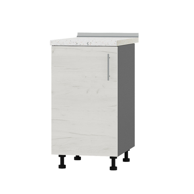 Кухонный модуль Оптима Низ Н83-450 Антрацит/Дуб Крафт Белый (без столешницы) 450х461х820 мм (DTM-072506)