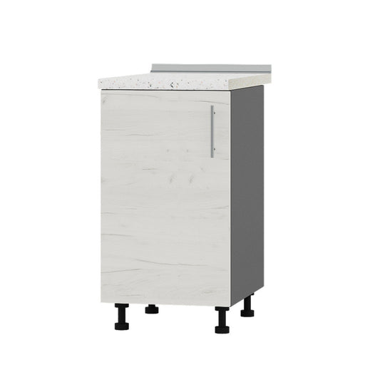 Кухонный модуль Оптима Низ Н83-450 Антрацит/Дуб Крафт Белый (без столешницы) 450х461х820 мм (DTM-072506)