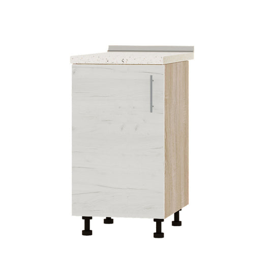 Кухонный модуль Оптима Низ Н83-450 Дуб Сонома/Дуб Крафт Белый (без столешницы) 450х461х820 мм (DTM-072520)