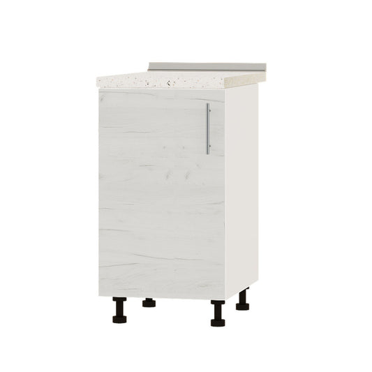 Кухонный модуль Оптима Низ Н83-450 Белый/Дуб Крафт Белый (без столешницы) 450х461х820 мм (DTM-072513)