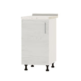 Кухонный модуль Оптима Низ Н83-450 Белый/Дуб Крафт Белый (без столешницы) 450х461х820 мм (DTM-072513)