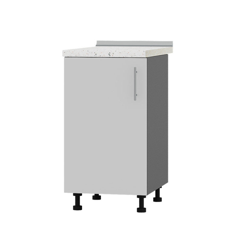 Кухонный модуль Оптима Низ Н83-450 Антрацит/Нимфея Альба (Белый) (без столешницы) 450х461х820 мм (DTM-072510)