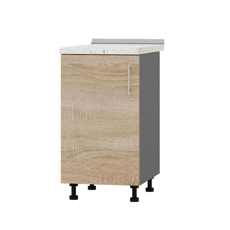 Кухонный модуль Оптима Низ Н83-450 Антрацит/Дуб Сонома (без столешницы) 450х461х820 мм (DTM-072508)