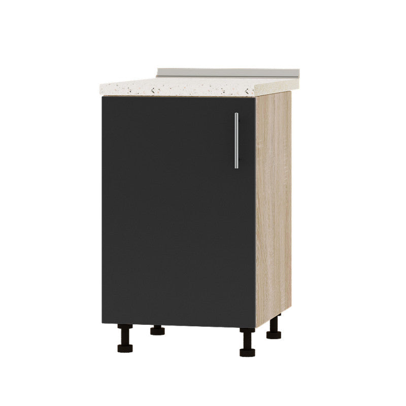 Кухонный модуль Оптима Низ Н83-500 Дуб Сонома/Антрацит (без столешницы) 500х461х820 мм (DTM-072453)