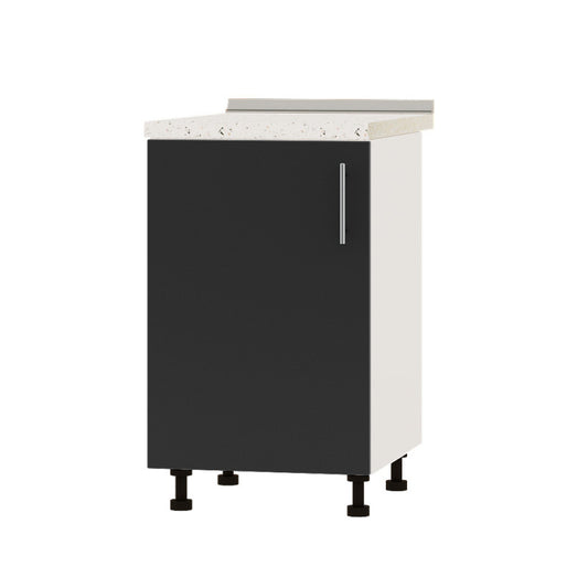 Кухонный модуль Оптима Низ Н83-500 Белый/Антрацит (без столешницы) 500х461х820 мм (DTM-072532)