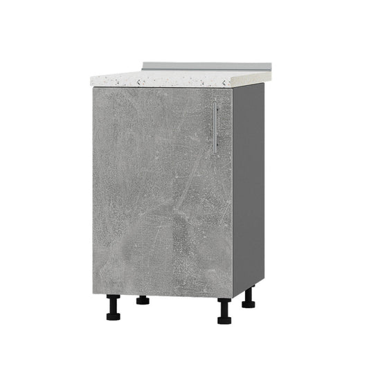 Кухонный модуль Оптима Низ Н83-500 Антрацит/Бетон (без столешницы) 500х461х820 мм (DTM-072526)